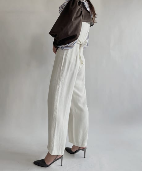 【RE;CIRCLE】 RE Striped Shirt Detachable Collar + Bolero / 220609-009