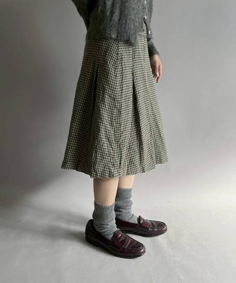【USED】 Houndstooth Skirt / 251122-022