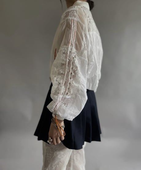 【RE;CIRCLE】 RE White Patch Short Blouson / 240509-005