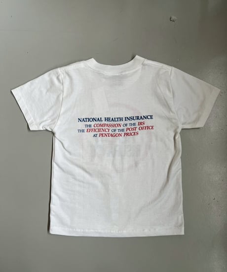 【USED】 RESIZED 90s ONEITA NATIONAL HEALTH INSURANCE T-Shirt / 250830-010
