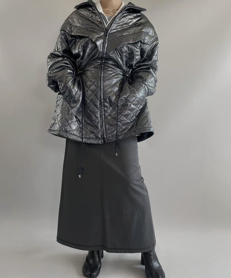 【USED】 Quilting Lame Jacket / 231021-016