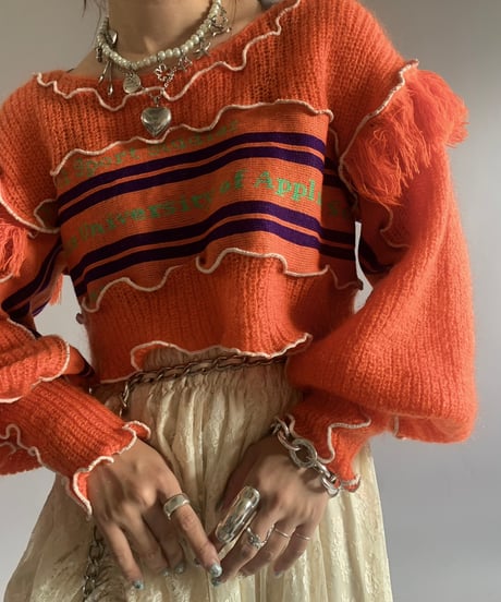 【RE;CIRCLE】 RE Mellow Knit Top /  241121-010