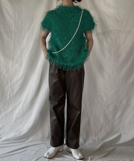 【USED】    Shaggy Knit Top/211216-013