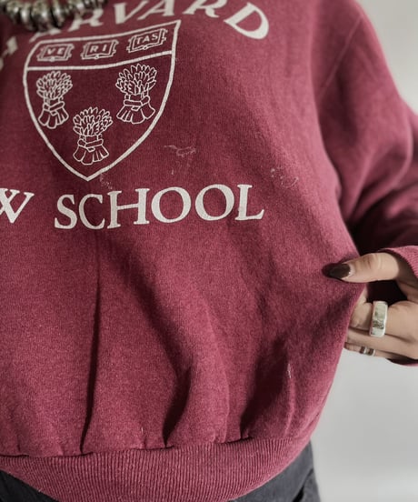 【USED】   Champion Sweatshirt 'Harvard Law School' / 221203-005