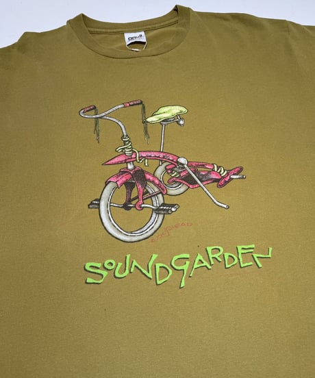 【USED】 Made in USA 90's Anvil SOUND GARDEN T-Shirt /250621-049