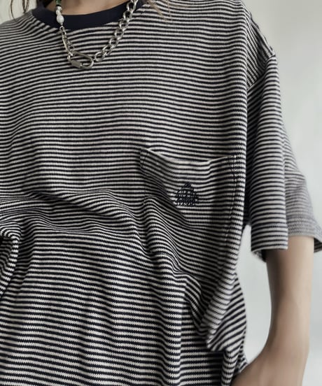 【USED】 IZOD Short Sleeved Striped T-shirt / 220618-020