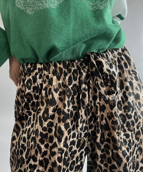 【USED】Leopard patterned Pants/ 240907-15