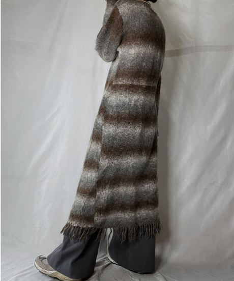 【USED】  Mohair Knit Long Gown/220127-022