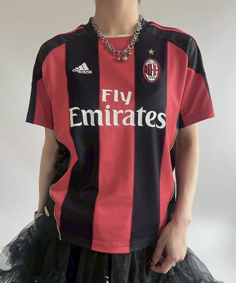 【USED】 10~11's adidas AC Milan Soccer Shirt/ 250607-027