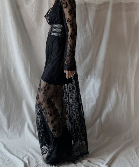【USED】 Flower Patterned Lace EURO Dress/210414-013