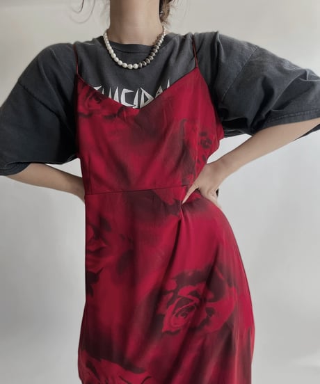 【USED】 Poly Camisole One-piece ② / 220409-006
