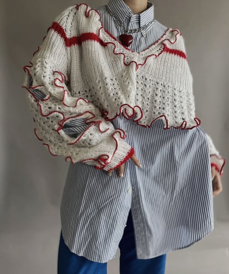 【RE;CIRCLE】 RE Mellow Knit Top / 230216-003