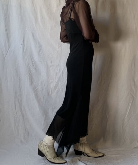 【USED】 Poly Camisole Dress ①  /210318-006