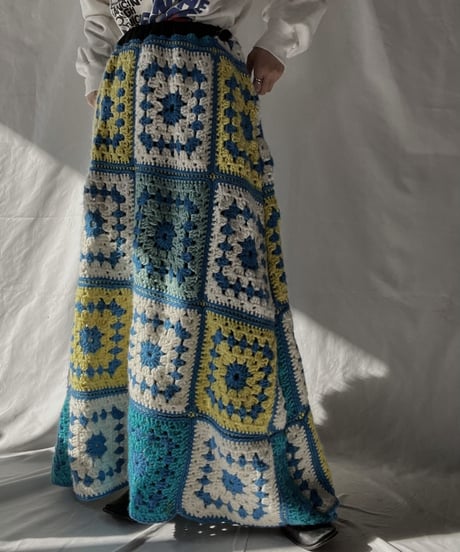【RE;CIRCLE】 RE Granny Long Skirt⑦/211216-048