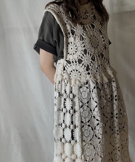【RE;CIRCLE】  RE Crochet N/S Dress ③/210512-007