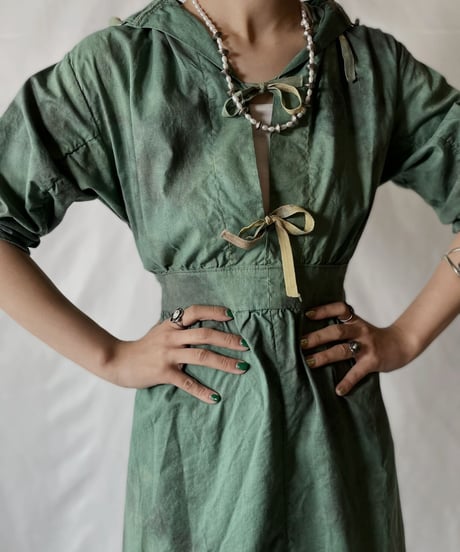 【RE;CIRCLE】 RE Tie-dyed Medical S/S One-piece②/20210819-039