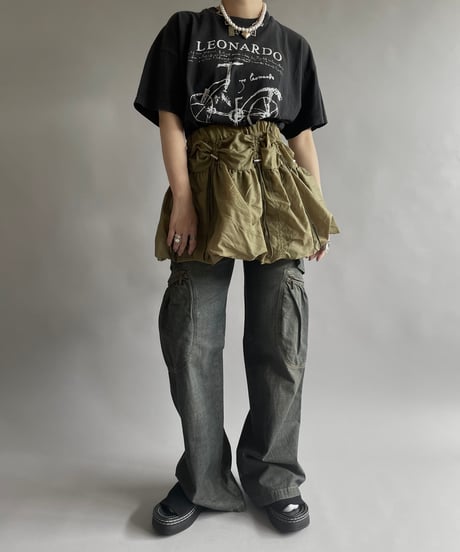 【RE;CIRCLE】 RE Army Parachute Balloon Skirt Mini / 250306-003