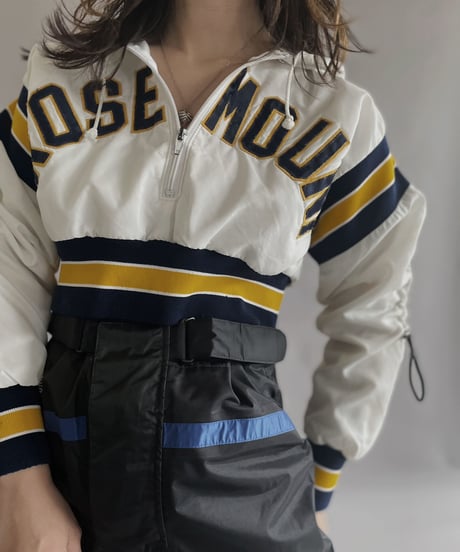 【RE;CIRCLE】 RE Nylon Drawcord Pullover White / 230309-007