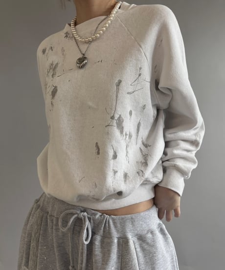 【USED】 Paint Short Sweat / 250925-011