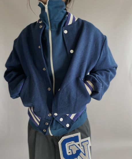 【USED】 Wool  Stadium Navy  / 221224-009