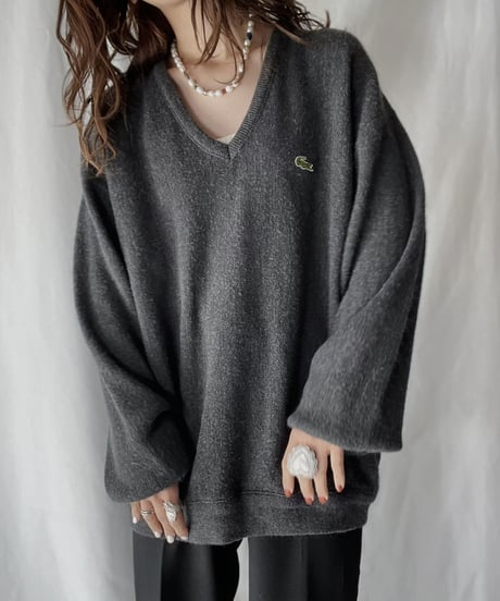 【USED】   LACOSTE Knit Top⑨/211126-025