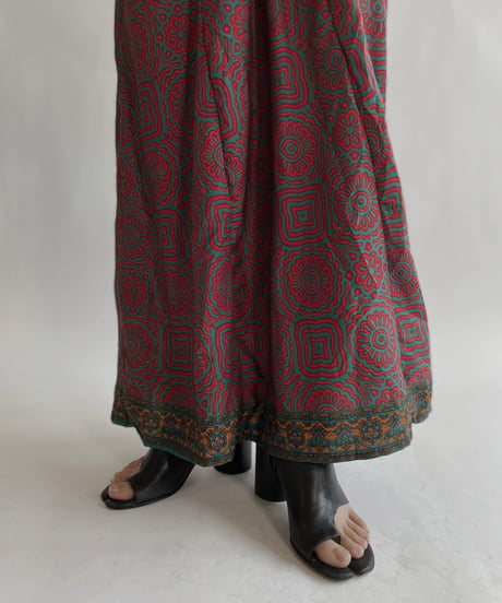 【USED】 Ethnic Printed Camisole One-piece / 220528-016