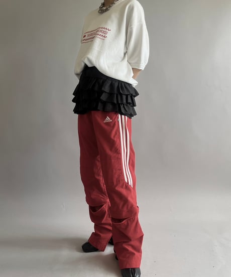 【USED】 Made in USA NEEDLEWORKS S/S Sweat Top  /240928-001