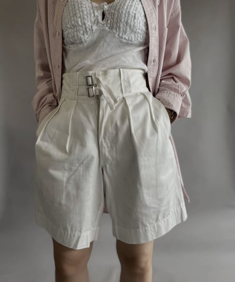 【USED】 Army Tucked Shorts / 230608-003