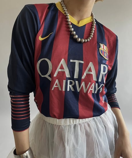 【USED】 Nike BARCELONA Soccer Shirt /240831-020