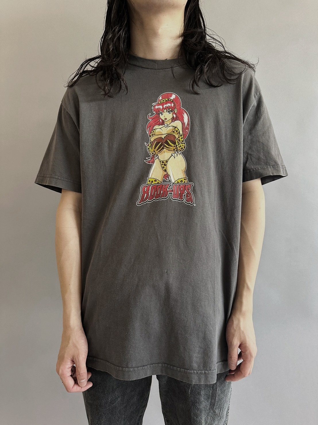 USED 】Made in USA HOOK-UPS T-Shirt /240429-114