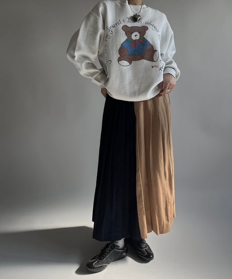 【USED】 Docking Pleats Skirt/250118-016