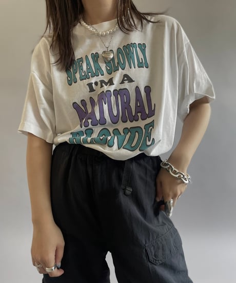 【USED】 Made in USA 90's Screen Stars T-Shirt  /240629-031