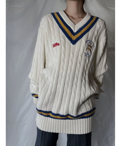 【USED】  Acrylic L/S Knit/220127-017