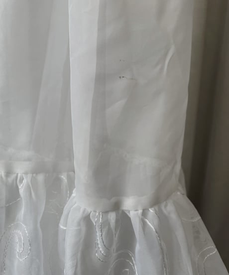 【RE;CIRCLE】 RE Sheer White Camisole One-piece / 220721-003