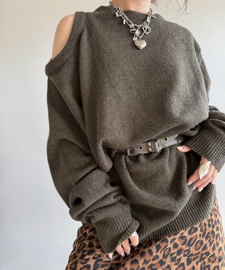 【USED】 Aries Design Wool Knit Top /250104-018