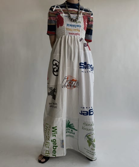 【RE;CIRCLE】RE Eco-Friendly Bag Camisole One-piece / 220512-019