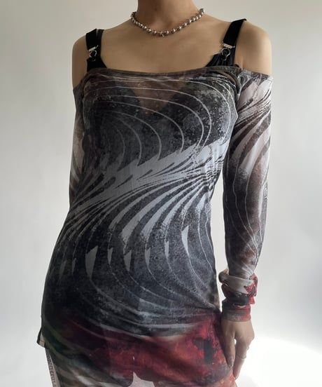 【USED】 JADED Design Sheer Camisole one-Piece /250208-020