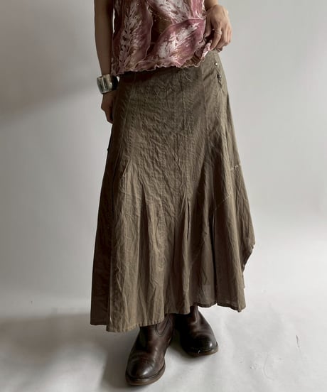 【USED】 Design Flare Skirt  / 250726-025