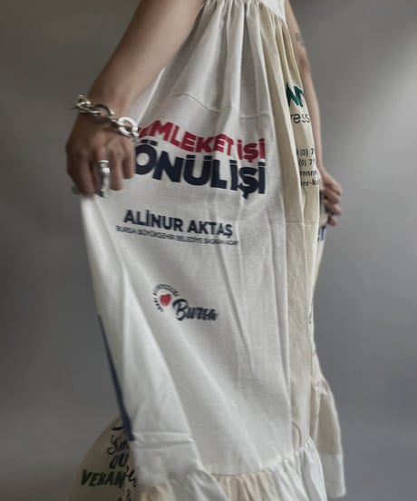 【RE;CIRCLE】RE Eco-Friendly Bag Camisole Long One-piece / 230727-024