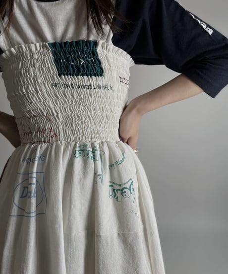 【RE;CIRCLE】 RE Eco Bag Camisole One-piece ⑥ /220407-006