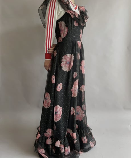 【USED】 Vera Mont Flower Patterned Poly One-piece / 230325-021