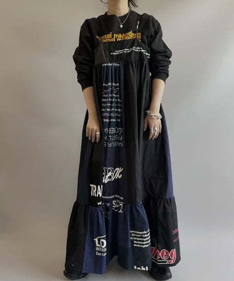 【RE;CIRCLE】RE Eco-Friendly Bag Camisole Long One-piece Black / 2300828-016