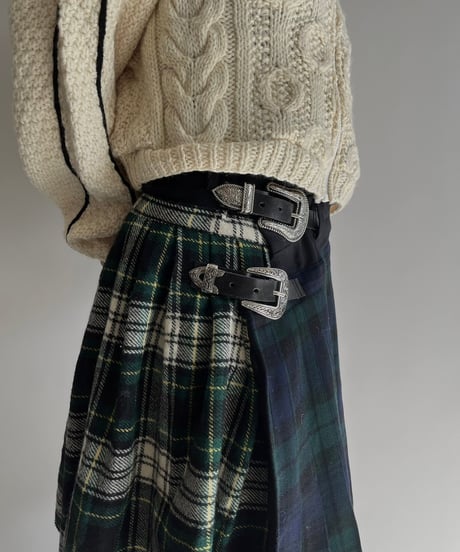 【RE;CIRCLE】 RE Kilt Skirt Mini / 250206-016