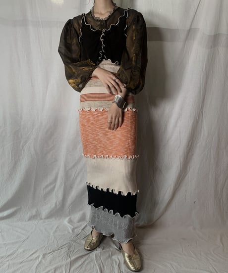 【USED】 See-through L/S Cardigan/210708-026