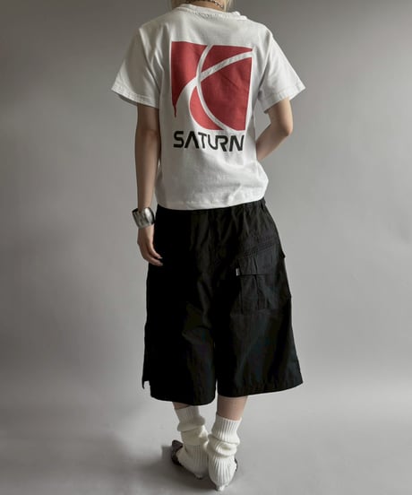 【USED】 RESIZED Made in USA Hanes SATURN T-Shirt / 260627-015