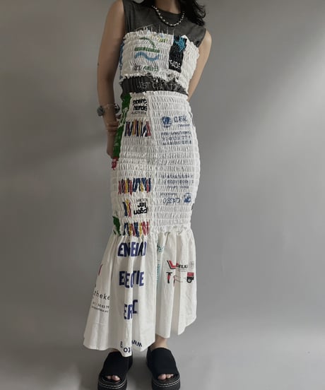 【RE;CIRCLE】RE Eco-Friendly Bag Shirring Tube Top / 230622-005