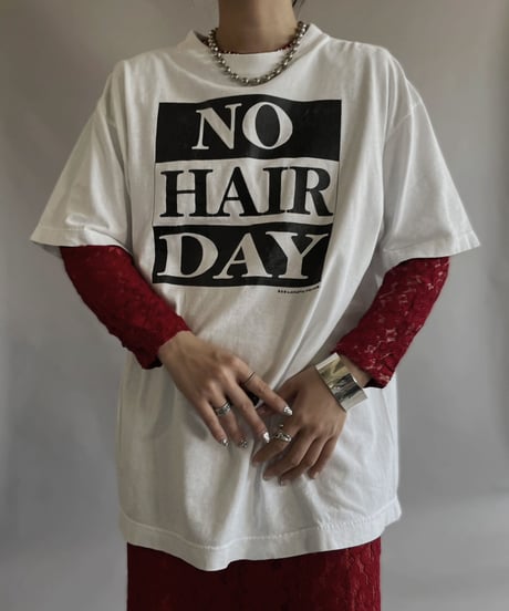 【USED】 S/S NO HAIR DAY T-shirt / 230603-022