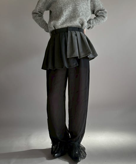 【RE;CIRCLE】 RE Suit Wrap Skirt Mini / 260129-009