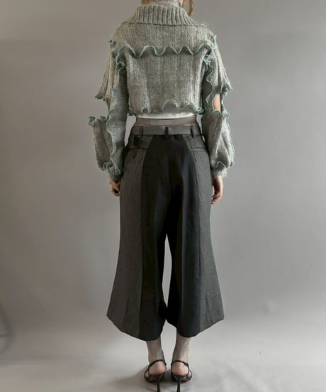 【RE;CIRCLE】 RE Mellow Mohair Knit Cardigan + Tie/ 251127-007