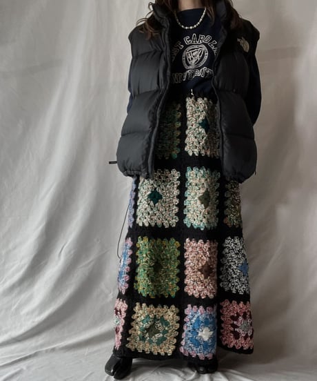 【RE;CIRCLE】 RE Granny Long Skirt⑦/211110-014